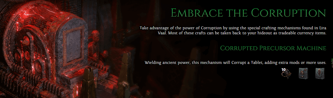 path of exile 2 Corrupted Precursor Machine